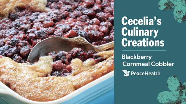 Blackberry cornmeal cobbler video recipe